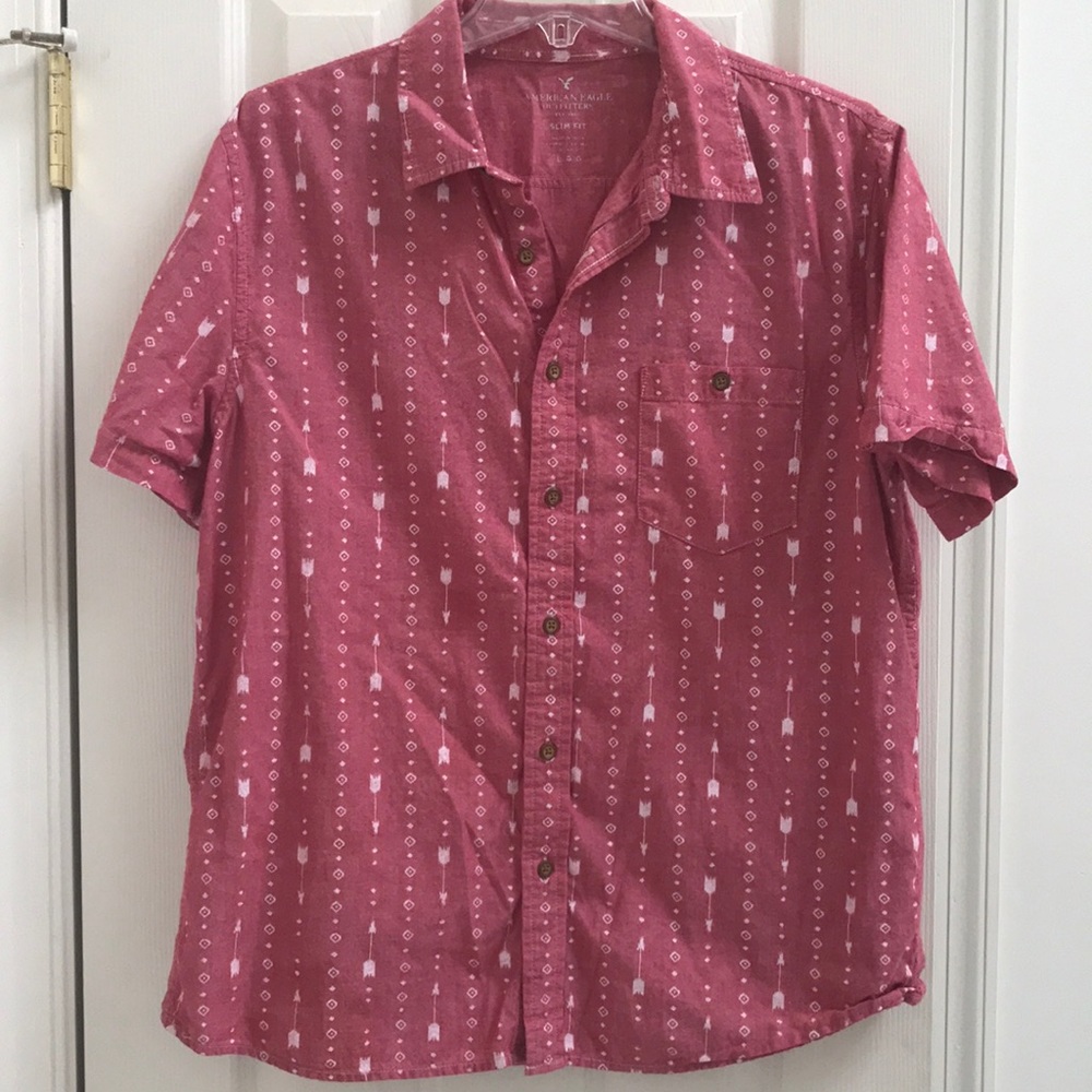 American Eagle men’s button up shirt size L